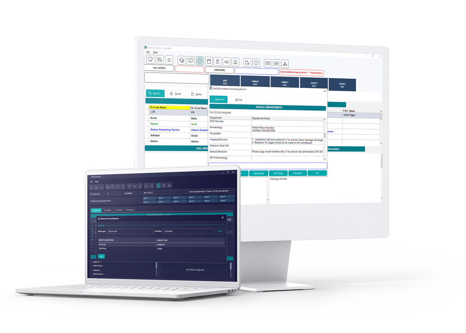 screenshot of Spok Care Connect